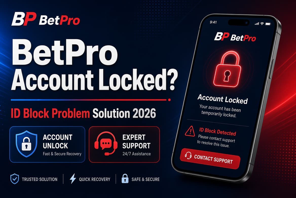 BetPro Account Locked / ID Block Problem Solution 2026