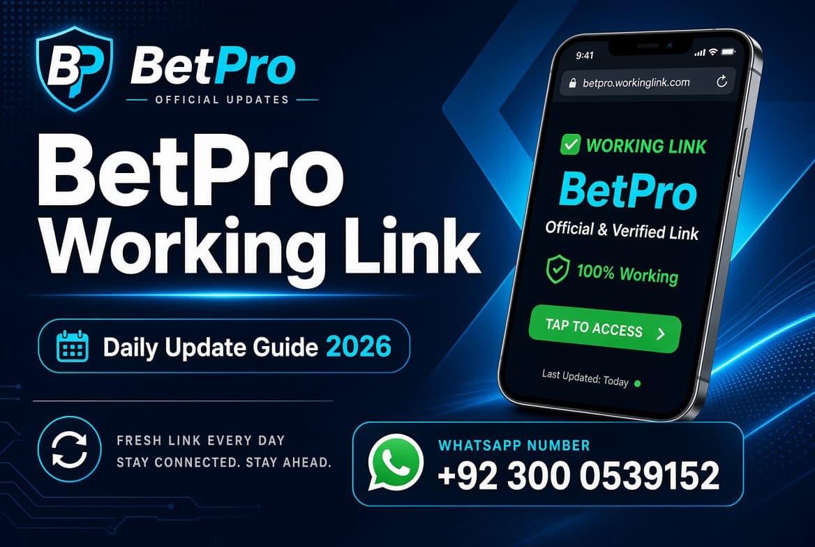 BetPro Working Link Daily Update Guide 2026