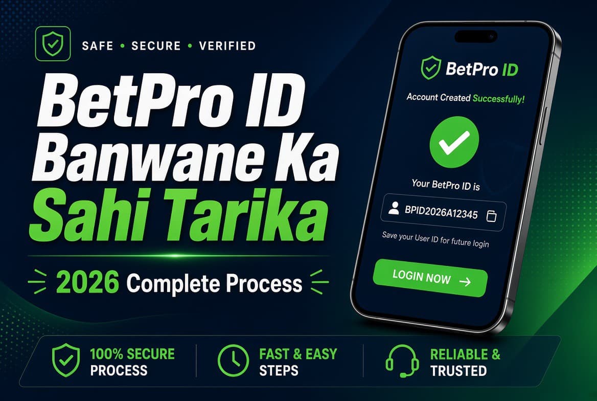 BetPro ID Banwane Ka Sahi Tarika 2026 (Complete Process)
